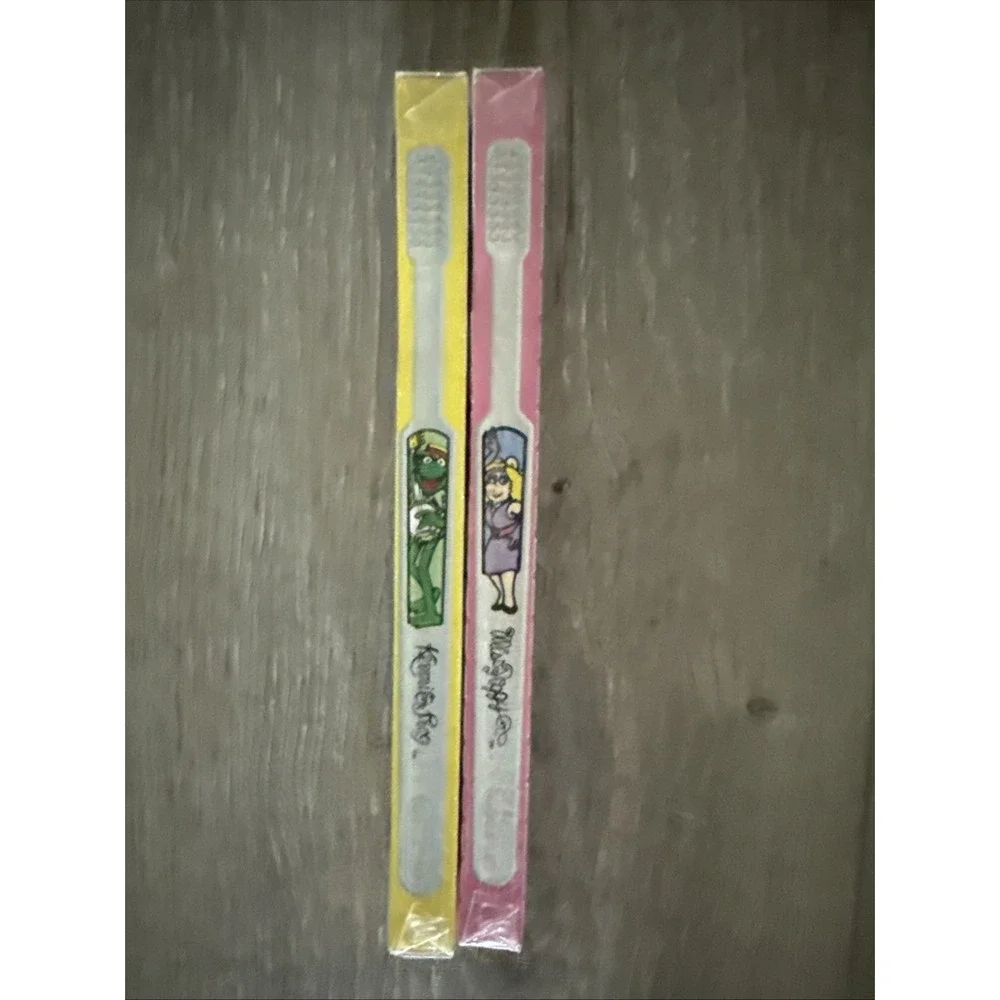 Vintage Animal‎ Jim Henson's The Muppets Oral-B Vintage 1988 Toothbrush Lot of 2